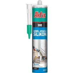 AKFİX 100E GENEL AMAÇLI SİLİKON BEYAZ 280ML