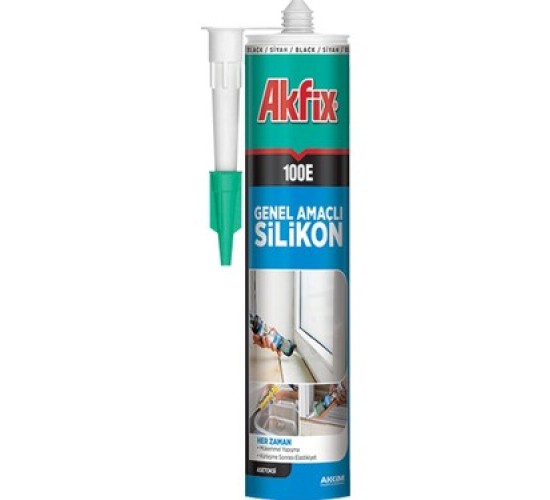 AKFİX 100E GENEL AMAÇLI SİLİKON ŞEFFAF 280ML