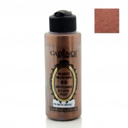 CADENCE SU BAZLI YALDIZLI BOYA 120 ML. (118 BRONZ )